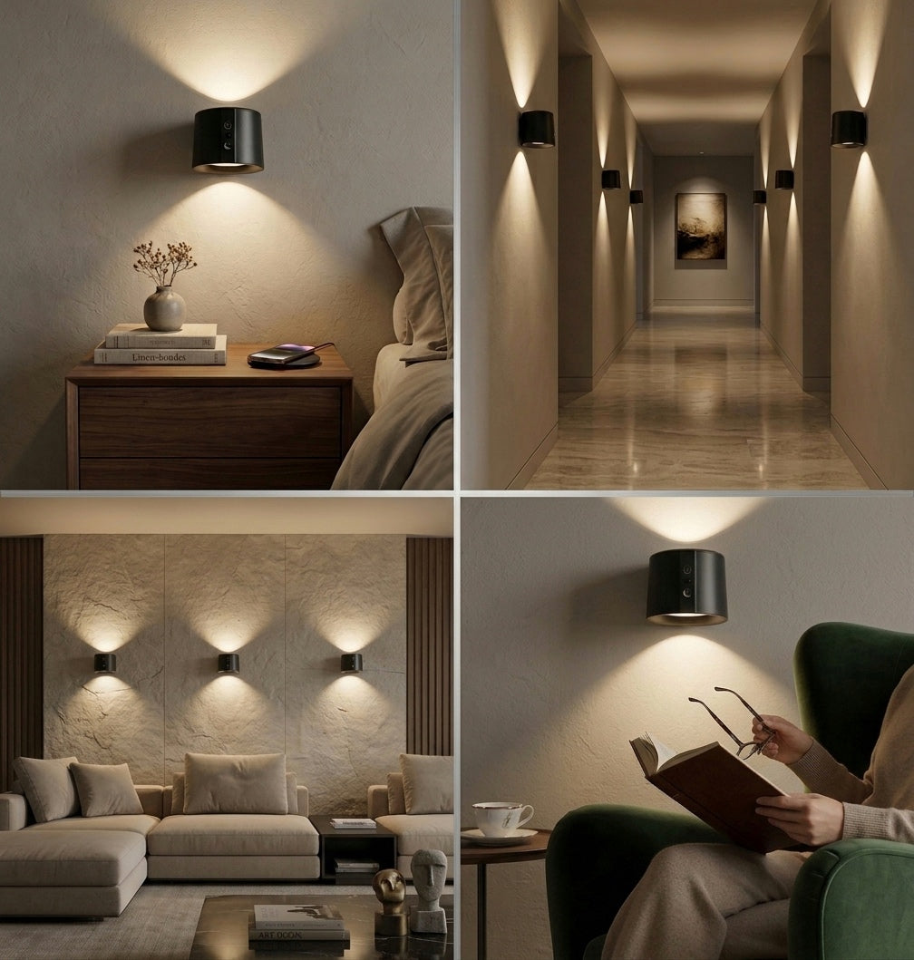 Luvora DualGlow™ Magnetic Wall Light