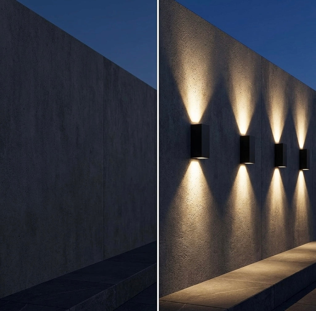 Luvora DualBeam™ Solar Wall Light