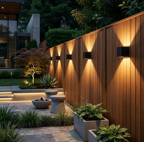 Luvora DualBeam™ Solar Wall Light