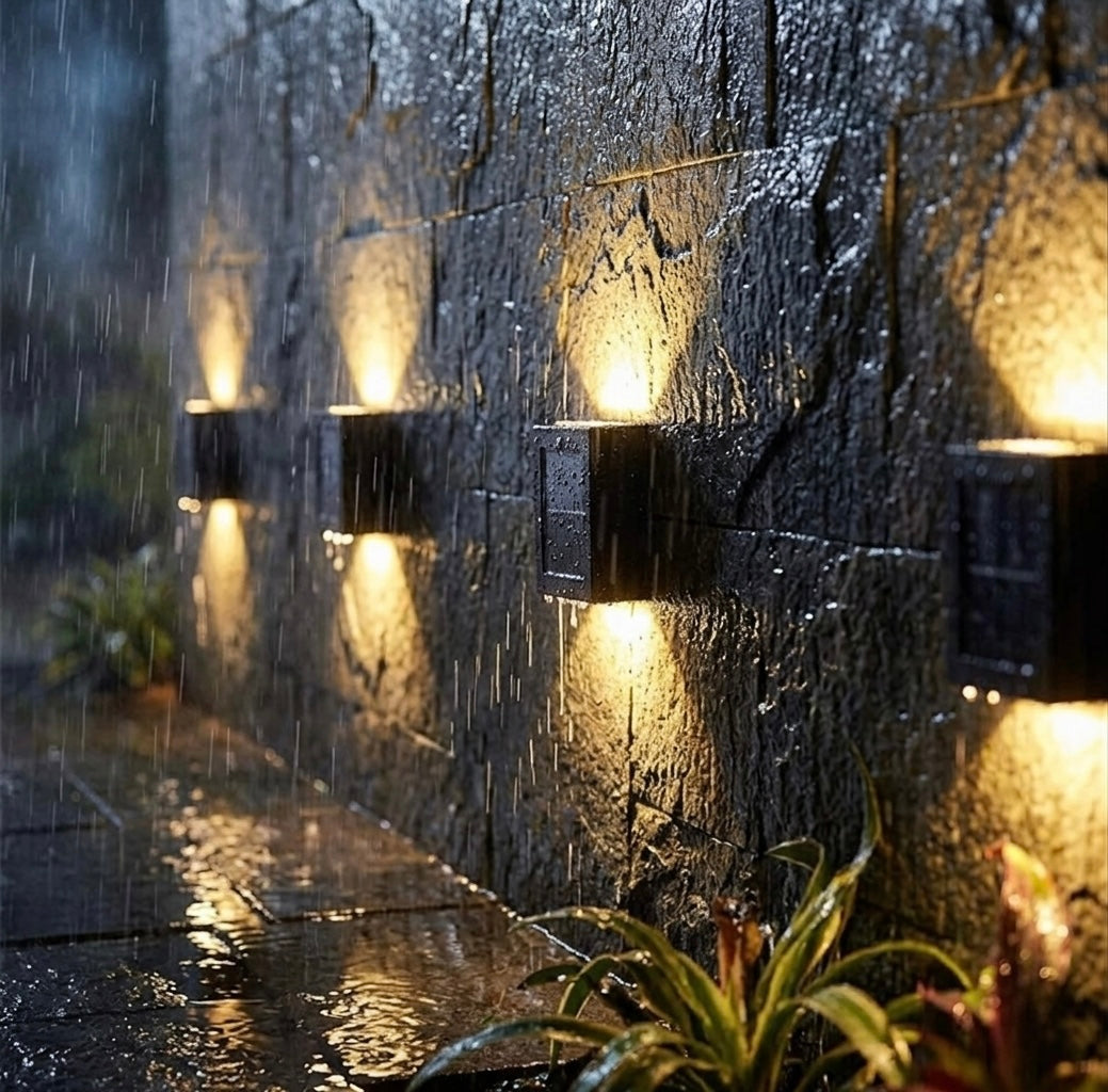 Luvora DualBeam™ Solar Wall Light